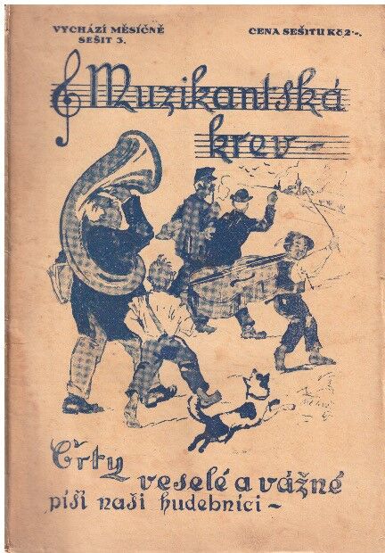 Muzikantská krev 7 kusů měsíčníků 1941