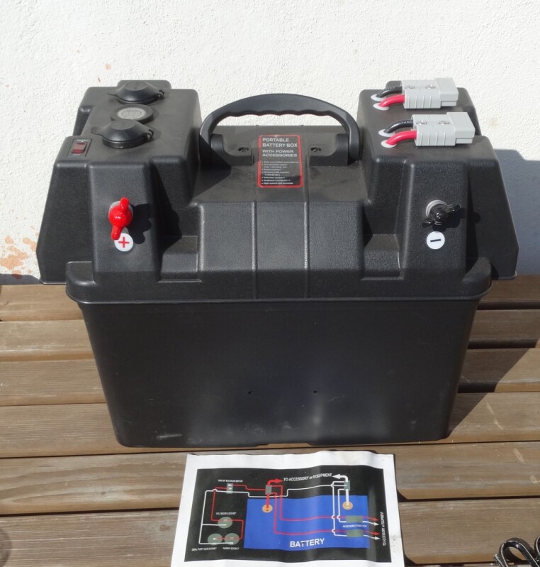 Přenosná bateriová powerbox skříň