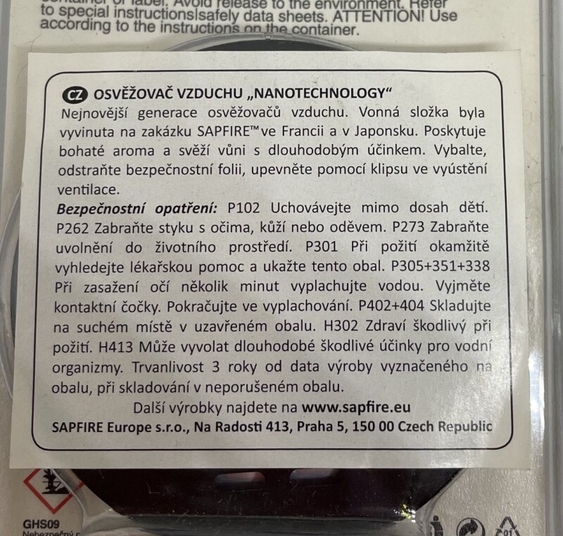 Osvěžovač do auta