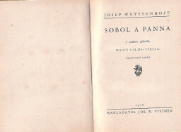 Sobol a panna od Józef Weyssenhoff