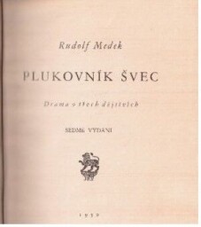 Plukovník Švec od Rudolf Medek