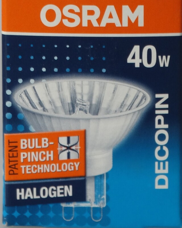 Halogenová žárovka Decopin 40W 230V