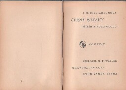Černé rukávy od Alice Muriel Williamson