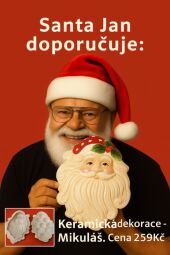 Dekorace - Vánoční Mikuláš  