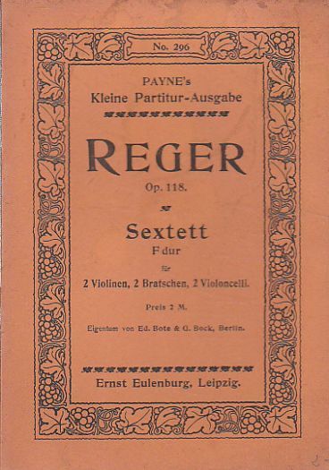REGER No. 296