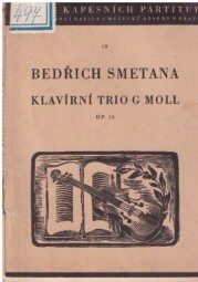Klavírní trio G moll od Bedřich Smetana. 