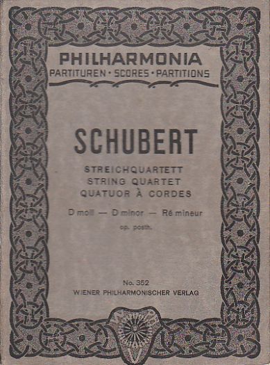 Philharmonia-partituren SCHUBERT No 352