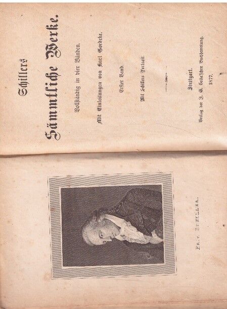 Kniha: Sämtliche Werke Friedricha Schillera (1871)