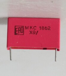 Fóliový kondenzátor MKC 1862 X9