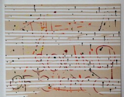 Dušan Křivský - The soud of - obraz rozměr: 170x120cm cena:98 000Kč. Olej na plátně.